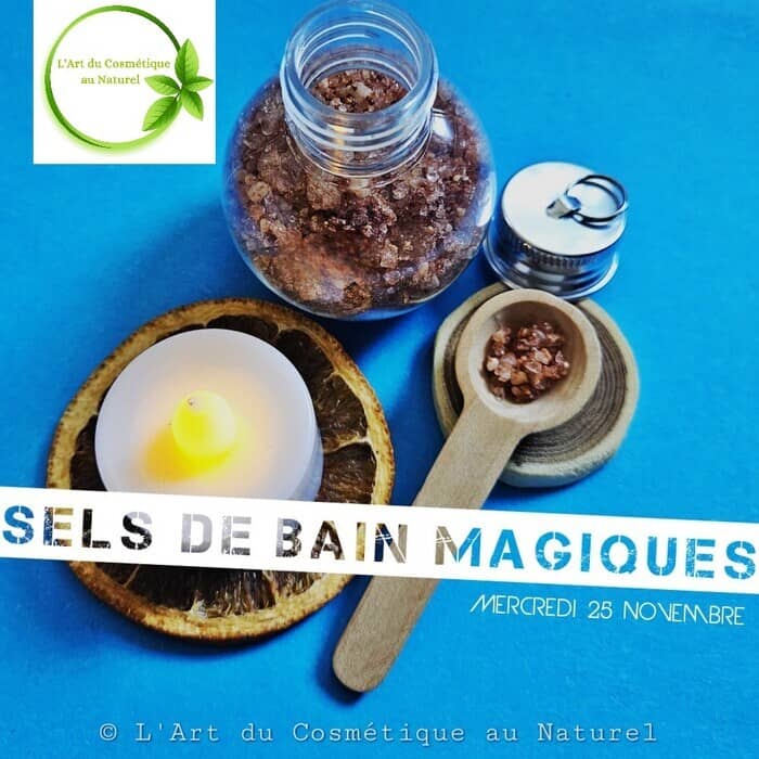 Illustration de l'événement : Atelier cosmétique pour enfant: fabrication Sels de bain magiques