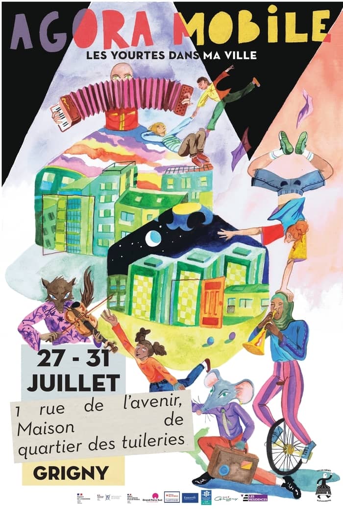 Illustration de l'événement : Les Yourtes Dans Ma Ville à Grigny / Tuileries