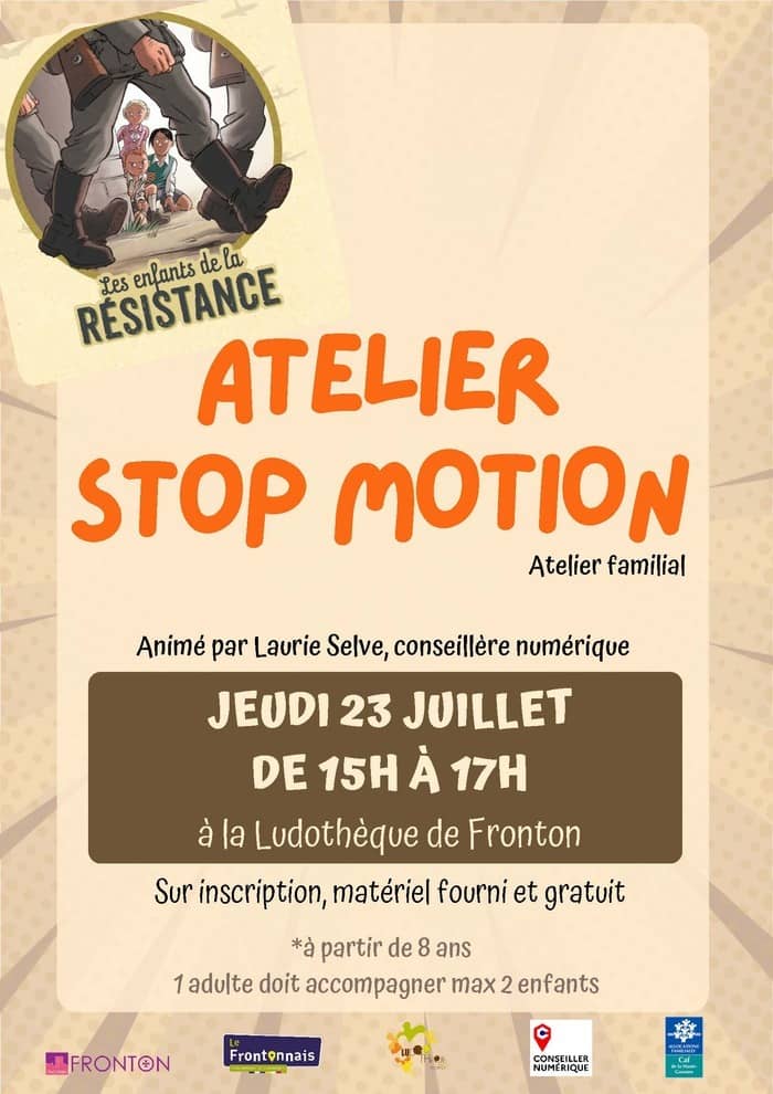 Illustration de l'événement : Atelier StopMotion - Les Enfants de la Résistance