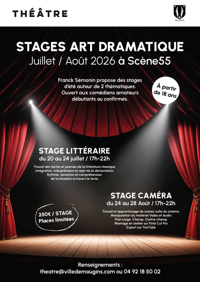 Illustration de l'événement : Stage d'Art Dramatique