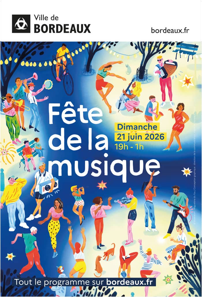 Illustration de l'événement : Fête de la musique à Bordeaux