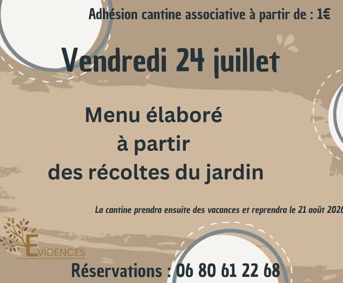 Illustration de l'événement : La cantine des évidences