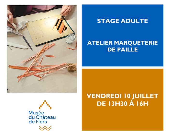 Illustration de l'événement : Stage adultes : Initiation à la marqueterie de paille