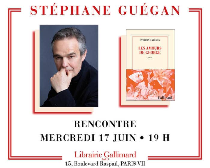 Illustration de l'événement : L'auteur Stéphane Guégan présente son roman « Les Amours de George »