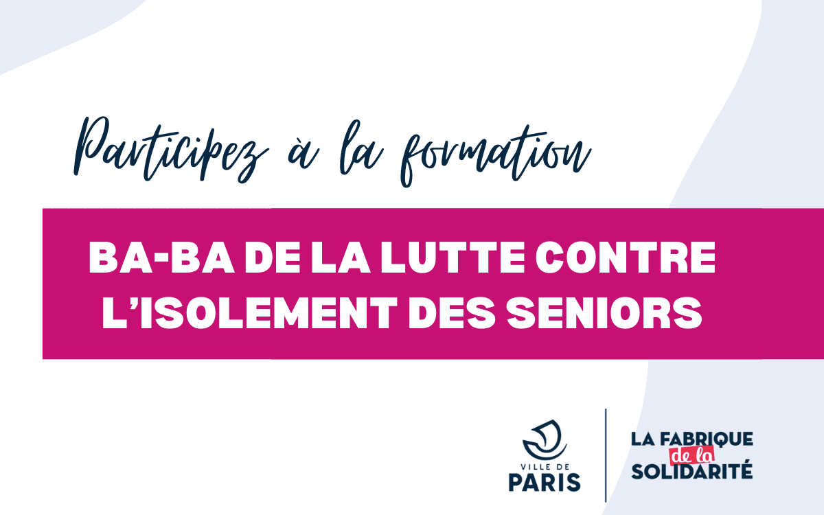 Illustration de l'événement : Formation "Ba-ba de la lutte contre l'isolement des seniors"