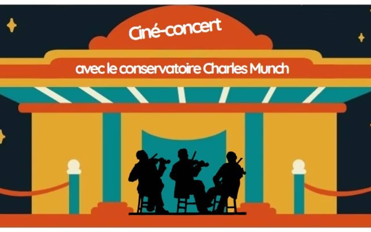 Illustration de l'événement : Ciné-concert avec le conservatoire Charles Munch