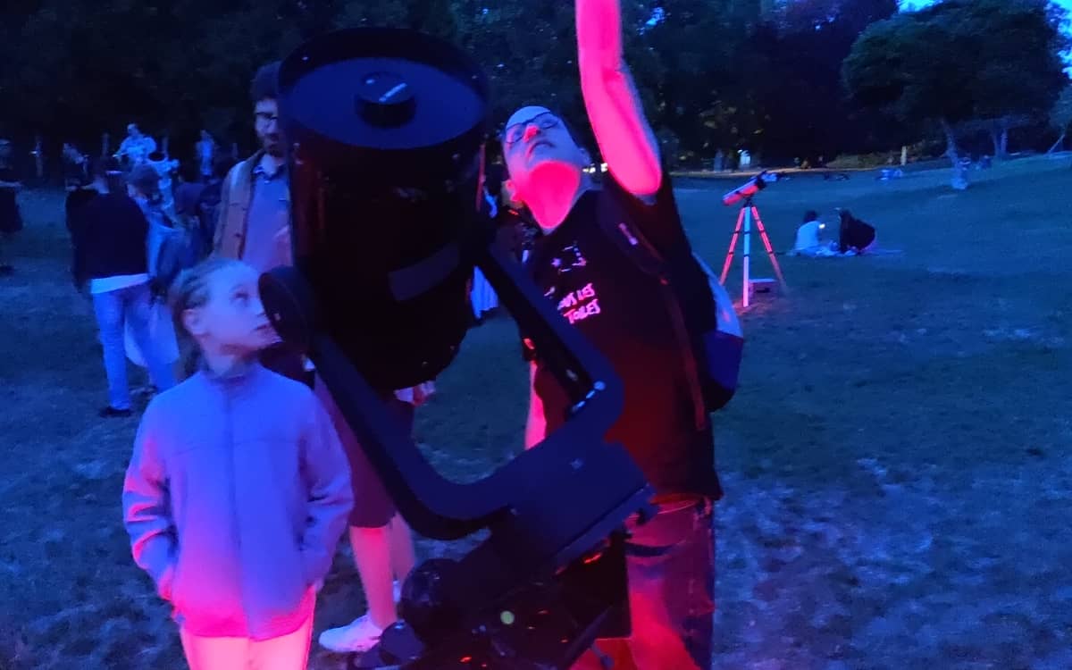 Illustration de l'événement : Soirée d'observation du ciel au Jardin du Ranelagh