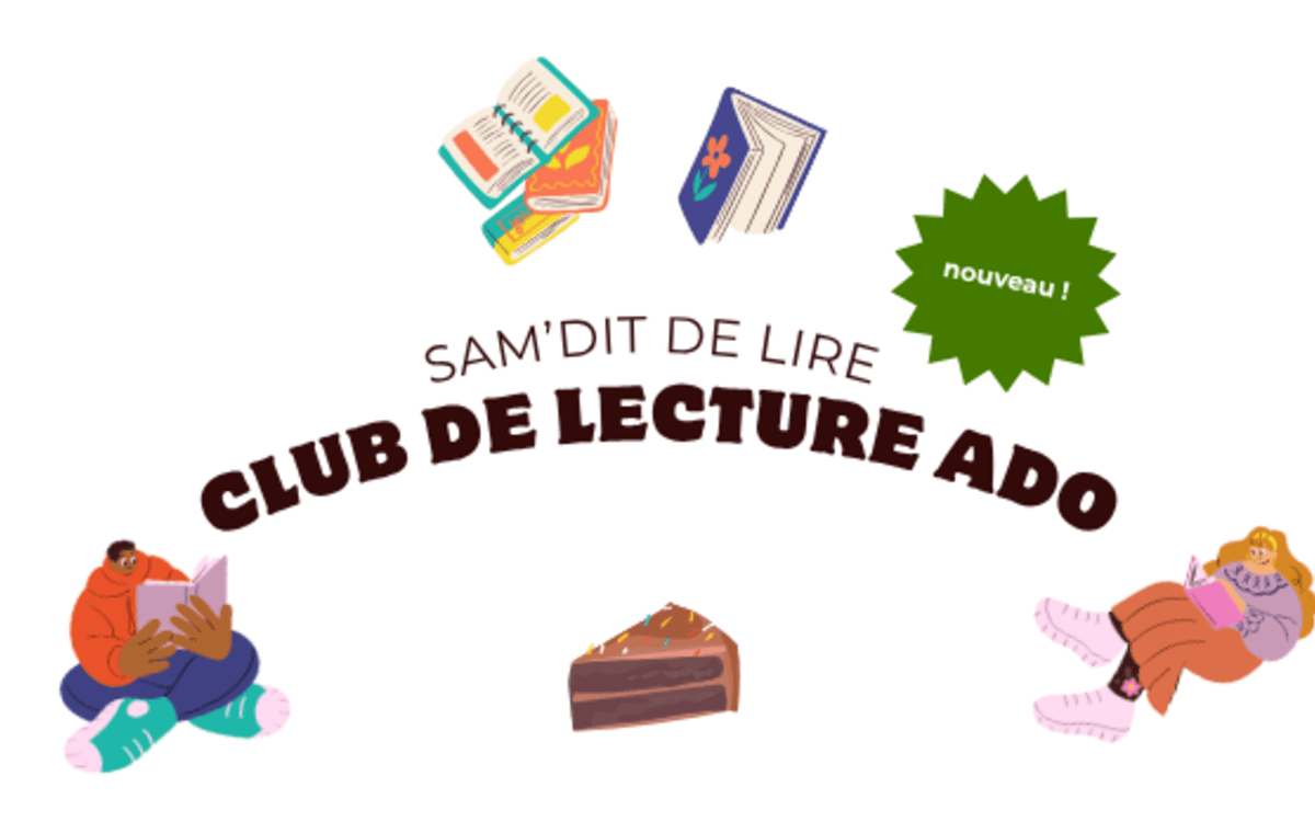 Illustration de l'événement : Sam'dit de lire : le club de lecture pour les ados