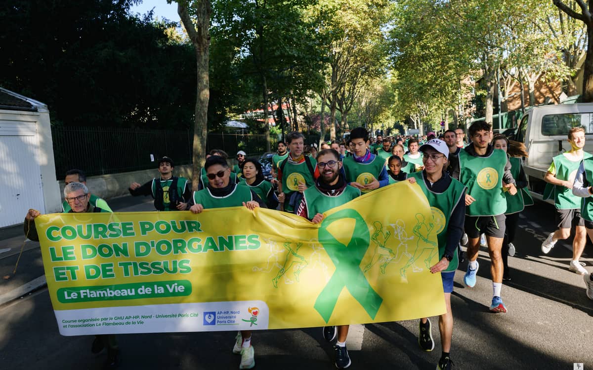Illustration de l'événement : Course solidaire 8 km : le flambeau de la vie entre Clichy et Paris