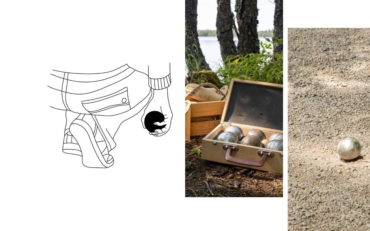 Illustration de l'événement : Atelier d'initiation à la pétanque les yeux bandés !