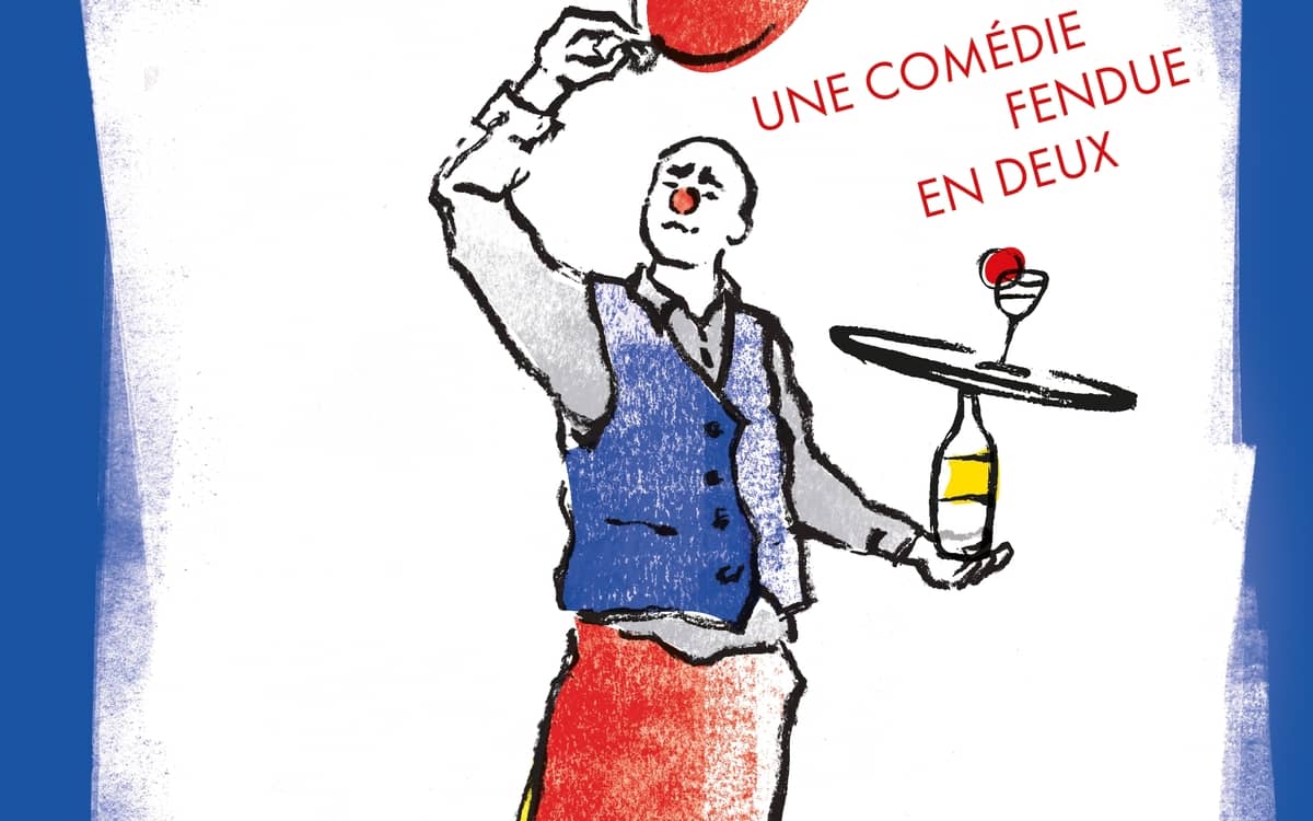 Illustration de l'événement : "Resto Dingo" Solo de clown musical - Une comédie fendue en deux