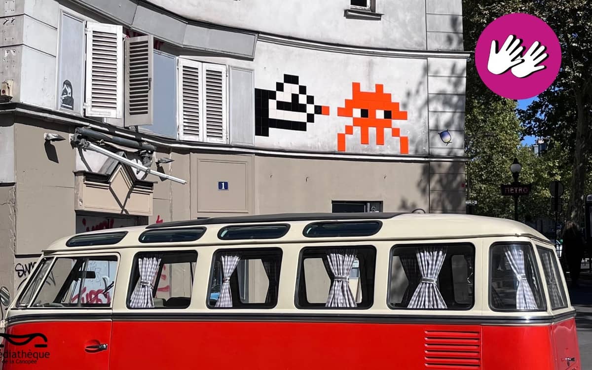 Illustration de l'événement : Visite street art du quartier des Halles avec Deaf Invader [LSF et FR]