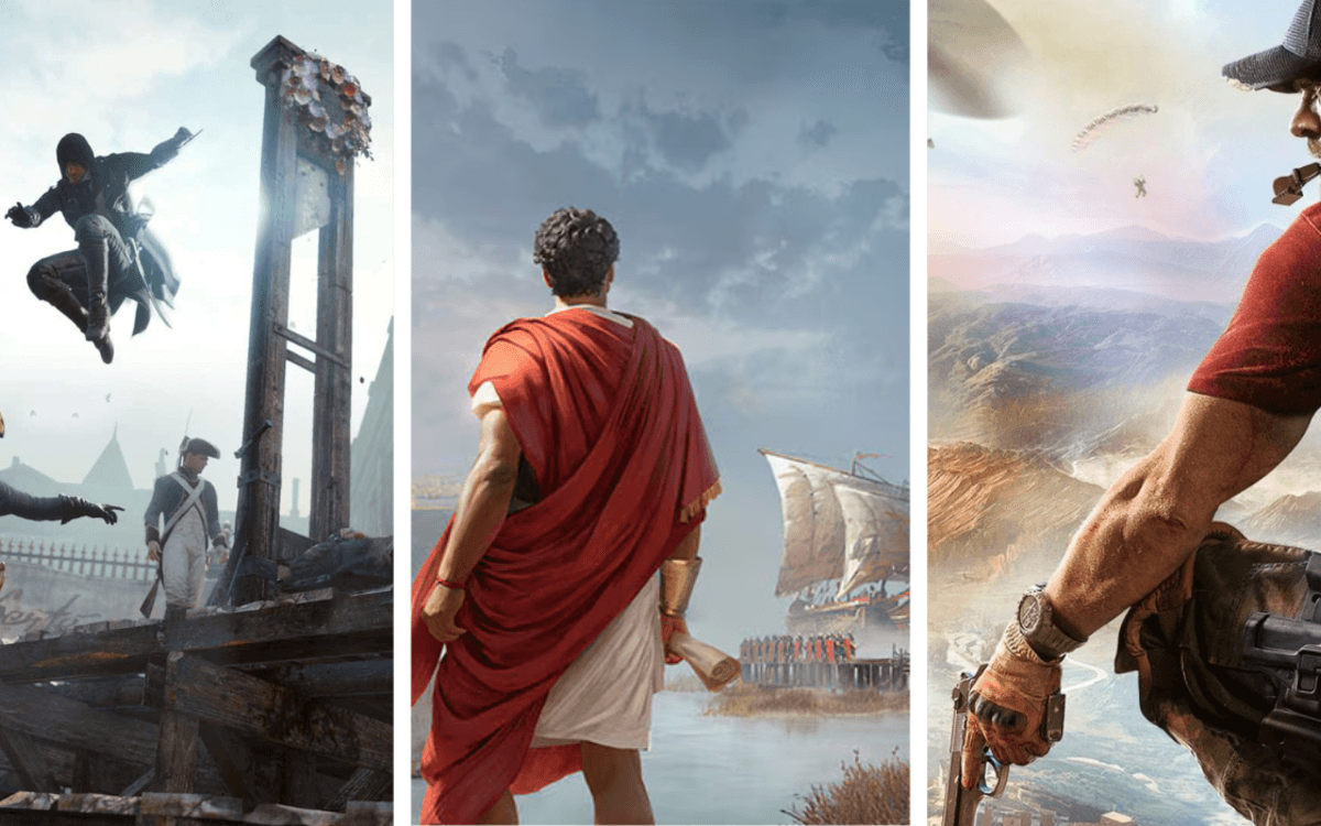 Illustration de l'événement : RENCONTRE : Comment le jeu vidéo fait parler l’Histoire, avec Thierry Noël et Thomas Guindeuil, historiens chez Ubisoft