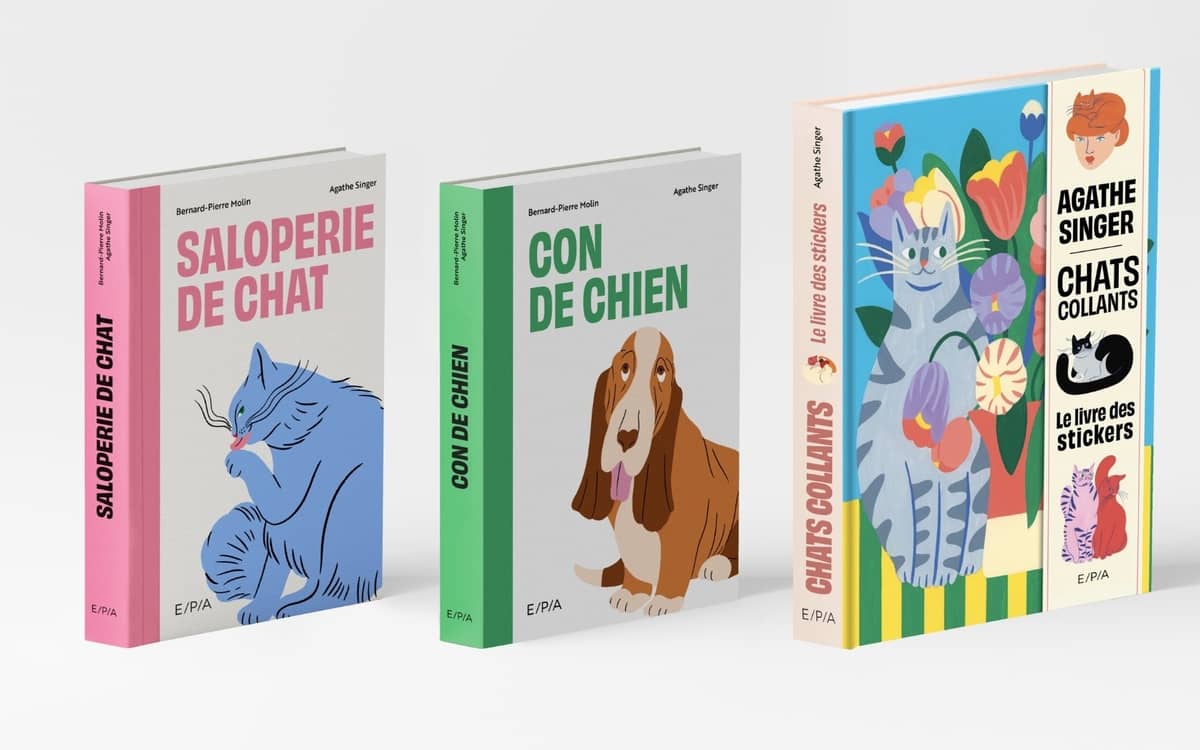 Illustration de l'événement : Dédicace "Con de chien" et "Chats collants" d'Agathe Singer