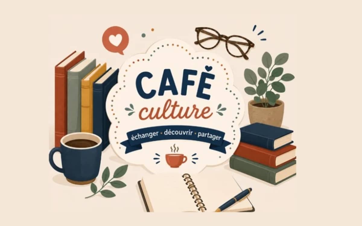 Illustration de l'événement : Café culture à la bibliothèque Maurice Genevoix