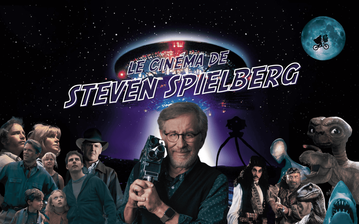 Illustration de l'événement : Café ciné sur Steven Spielberg par Bastien Champougny et Margot Dugué