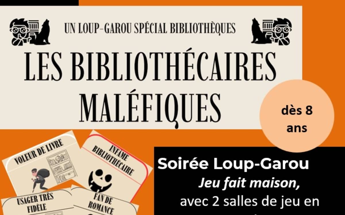 Illustration de l'événement : Soirée jeux Loup-Garou - bibliothèque Buffon