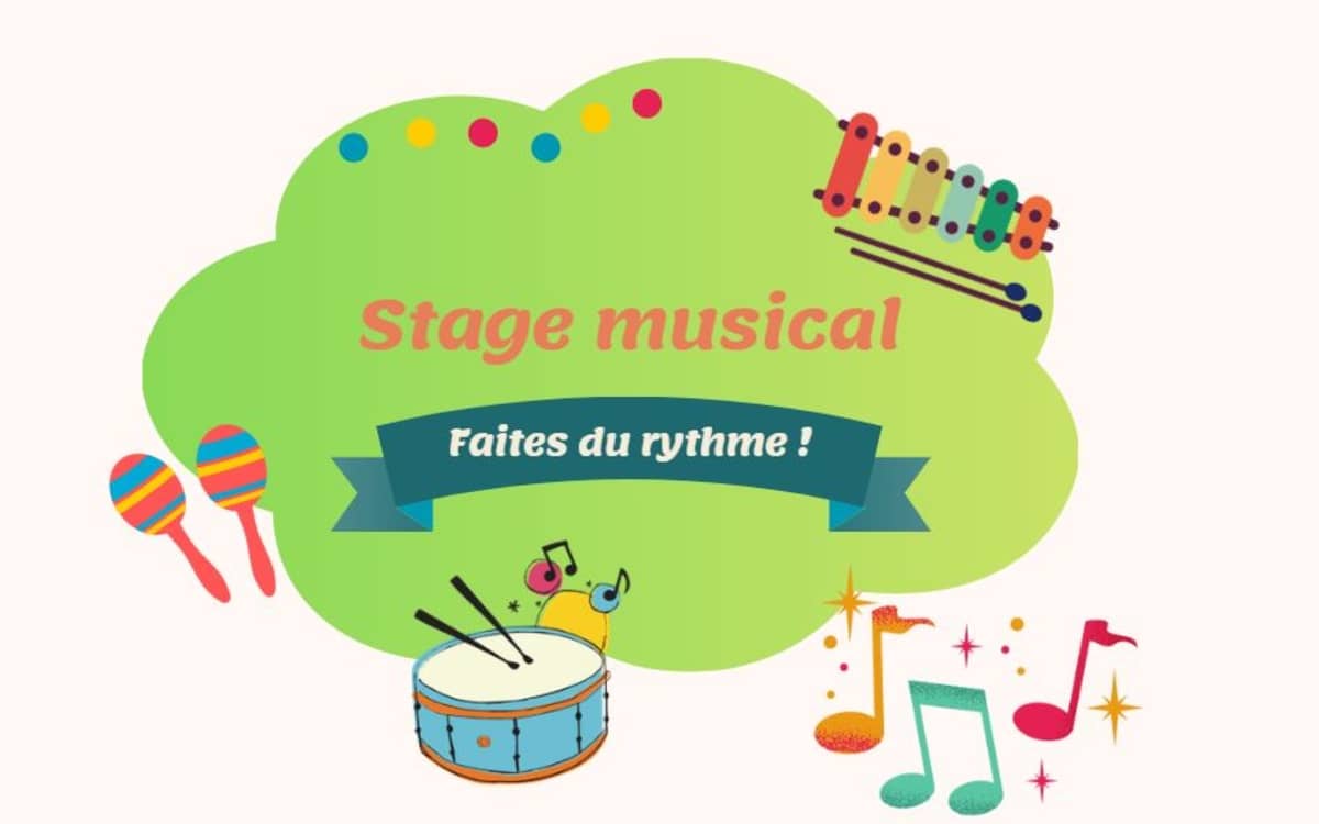 Illustration de l'événement : Stage musical : Faites du rythme !