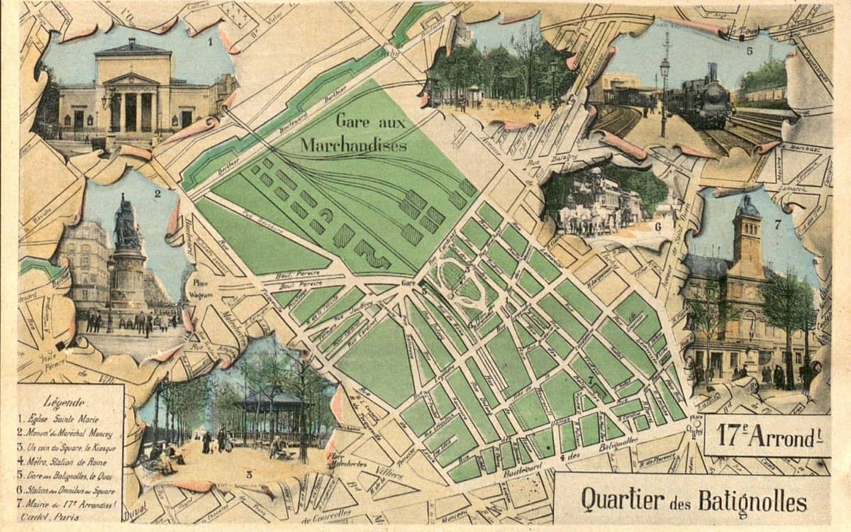 Illustration de l'événement : Visite du quartier des Batignolles avec l'association Histoire & Patrimoine Paris 17