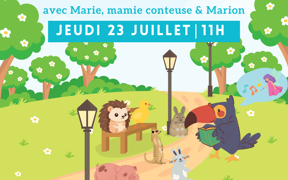 Illustration de l'événement : Activité | Balade contée dans le parc Martin Luther King