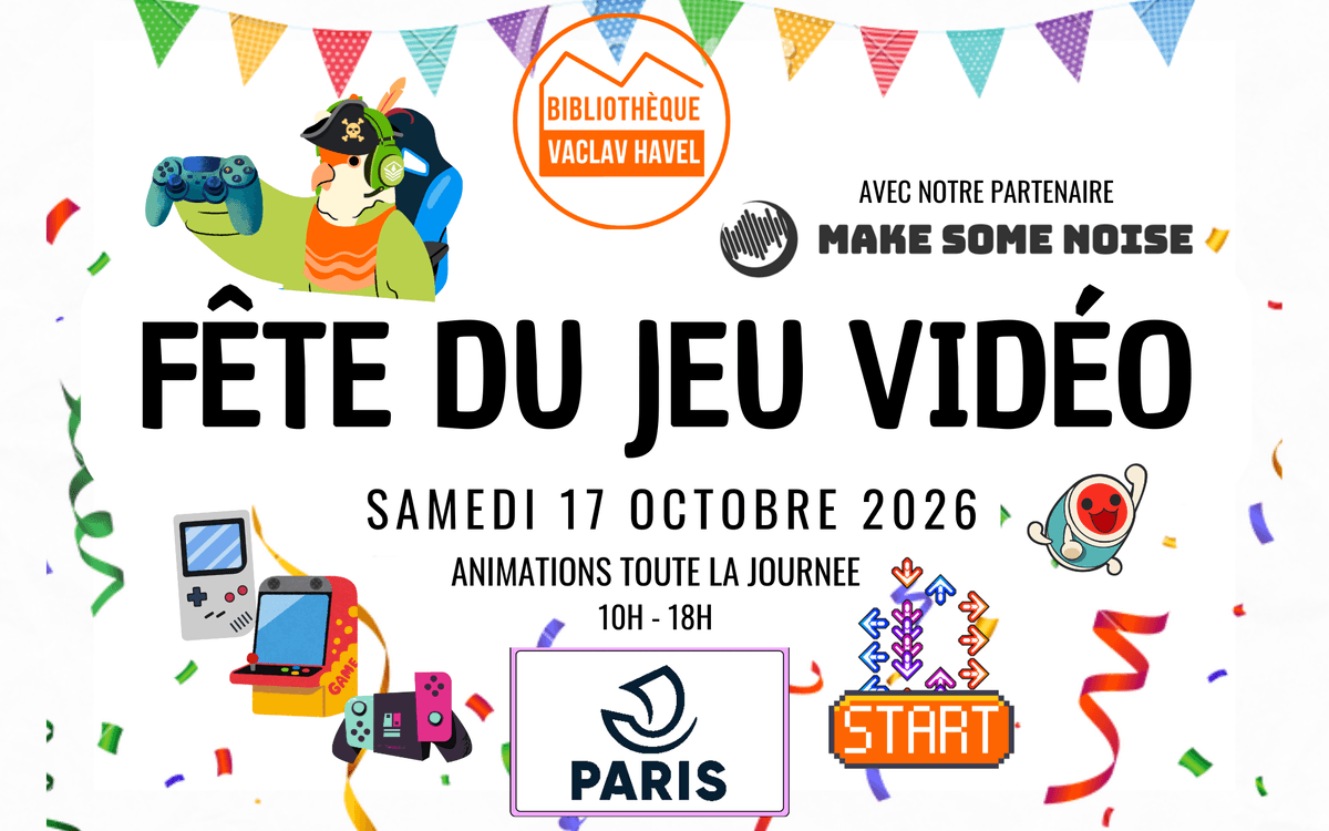 Illustration de l'événement : Fête du jeu vidéo !