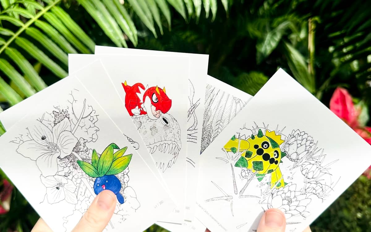 Illustration de l'événement : Atelier Pokémon et biodiversité - Dessiner les espèces qui inspirent les Pokémon