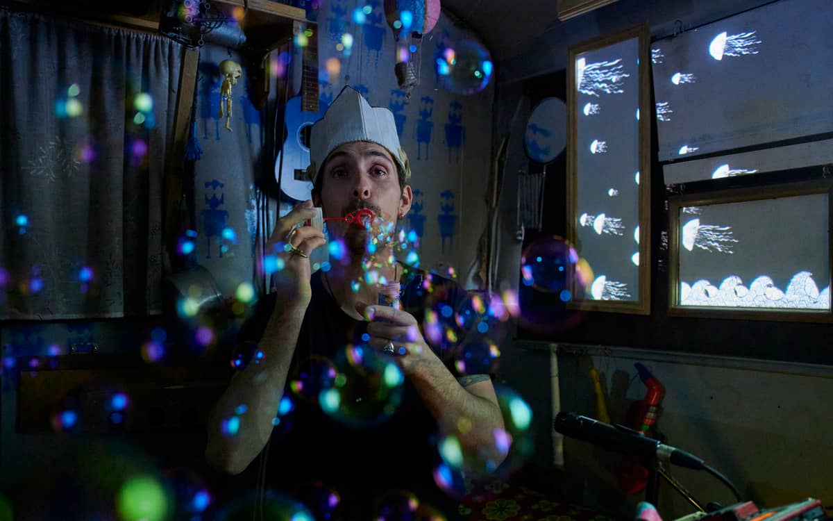 Illustration de l'événement : Un spectacle en caravane transformée en micro-cinéma