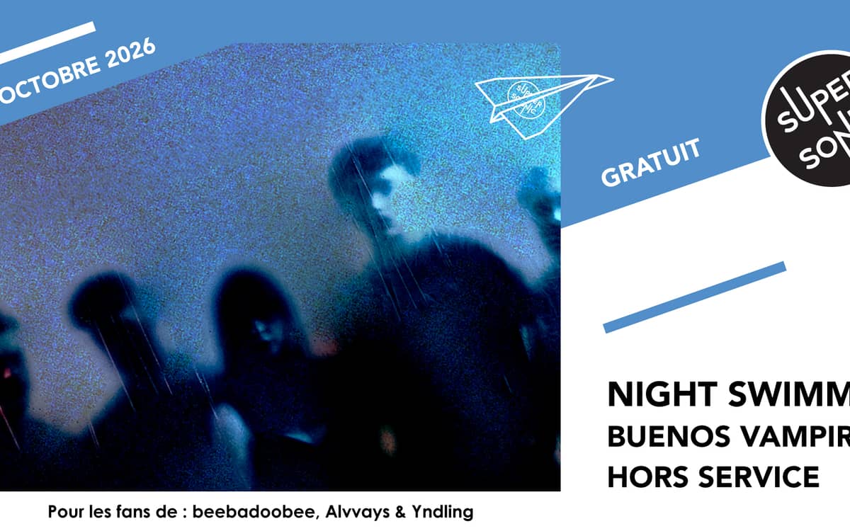 Illustration de l'événement : Night Swimming • Buenos Vampiros • Hors Service