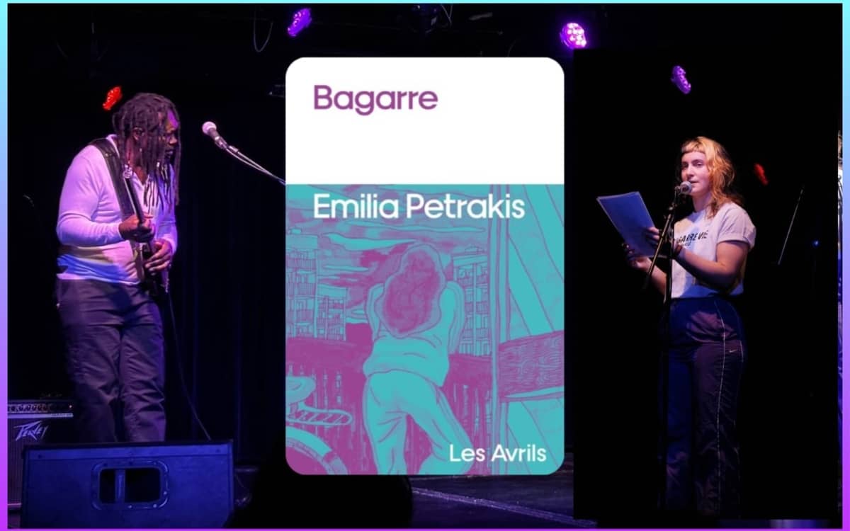 Illustration de l'événement : Lecture musicale autour du roman Bagarre d'Emilia Petrakis