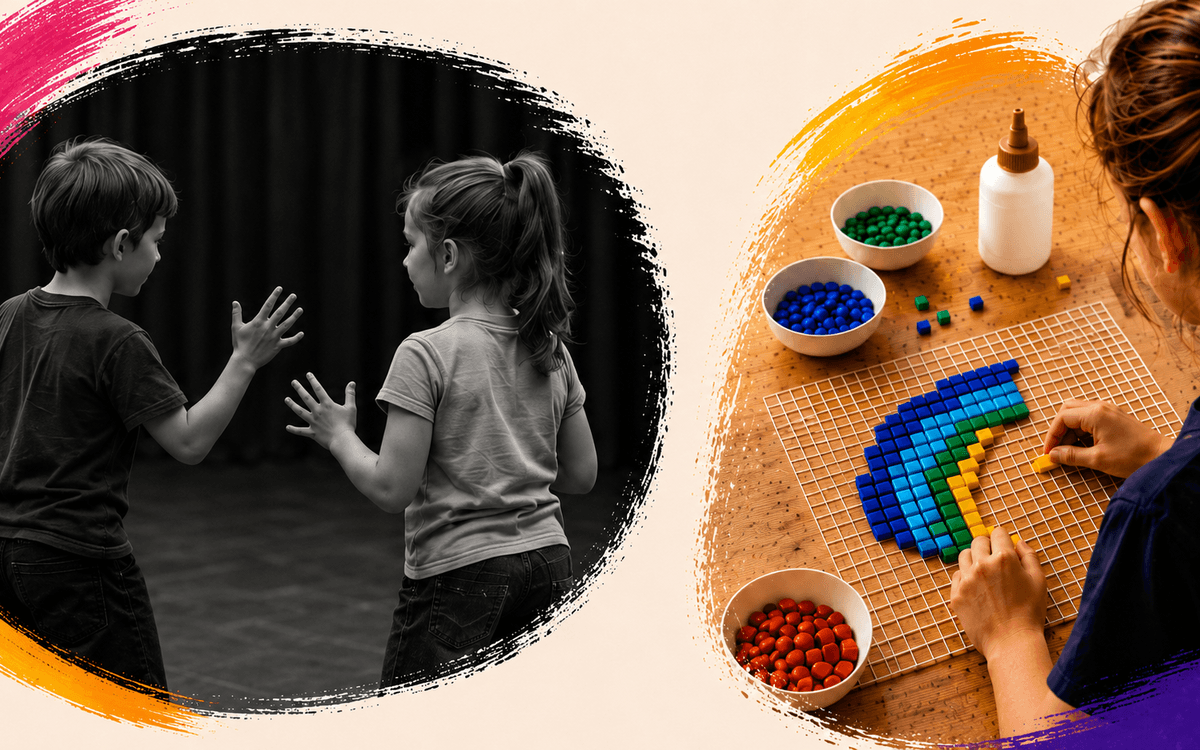 Illustration de l'événement : Stage enfants : théâtre clown & mosaïque