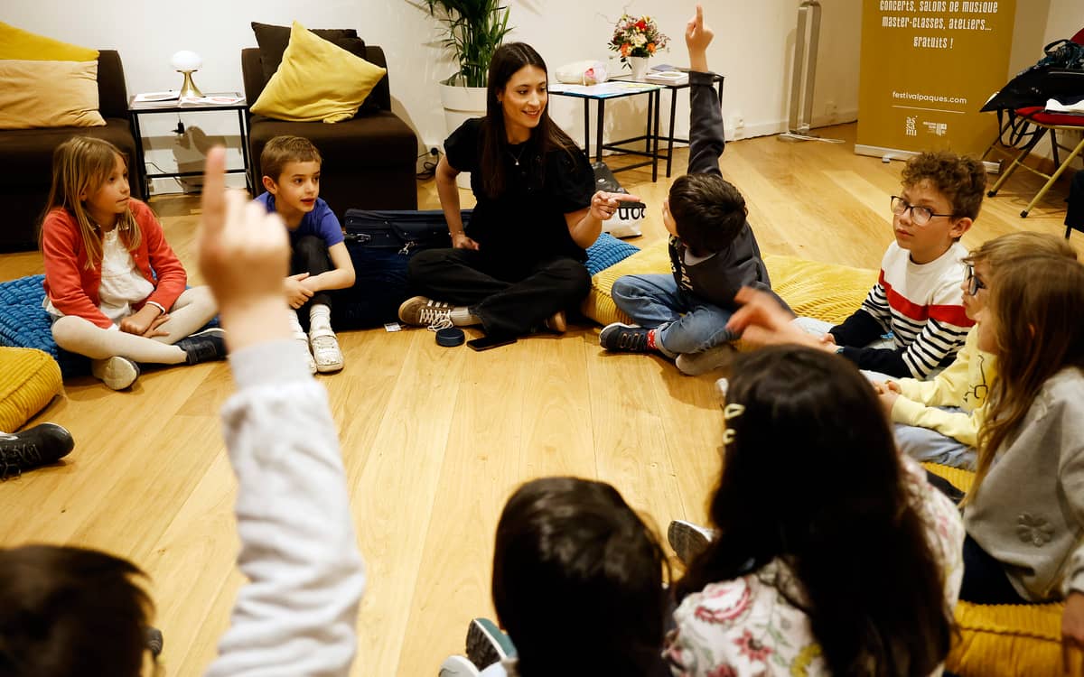Illustration de l'événement : Les dimanches Croq'musique, ateliers musicaux pour les enfants et concert participatif pour toute la famille