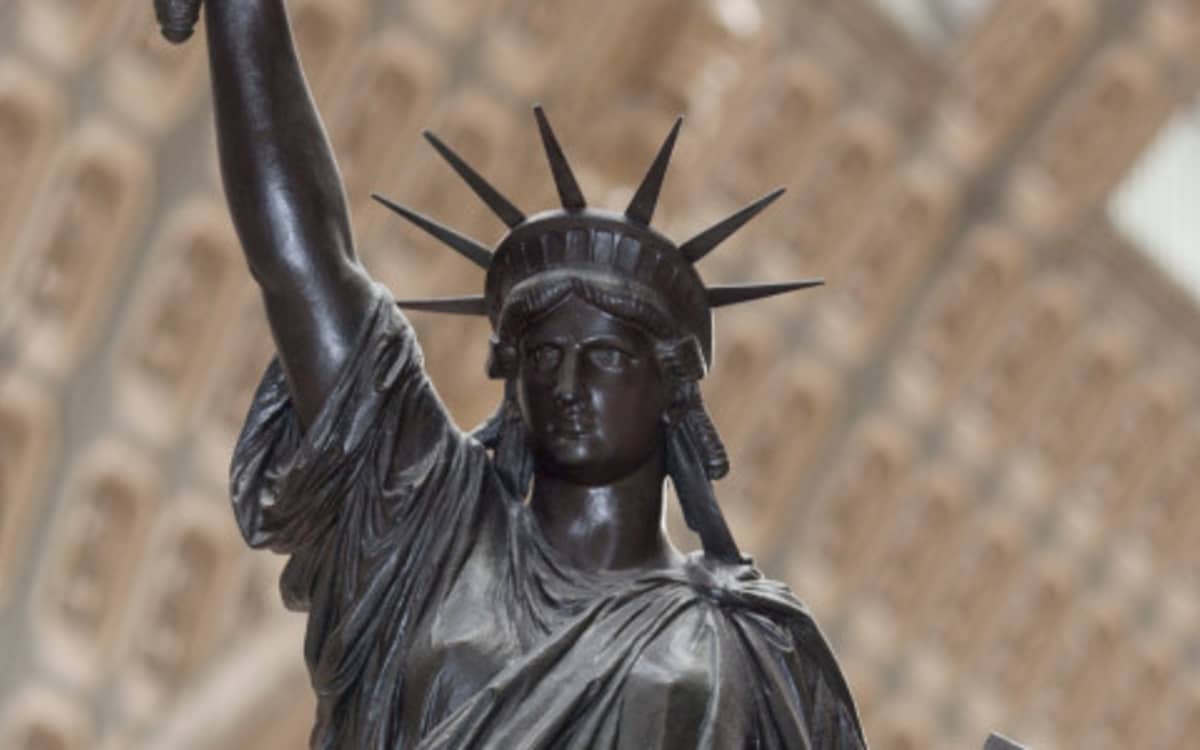 Illustration de l'événement : Auguste Bartholdi. La Liberté éclairant le monde