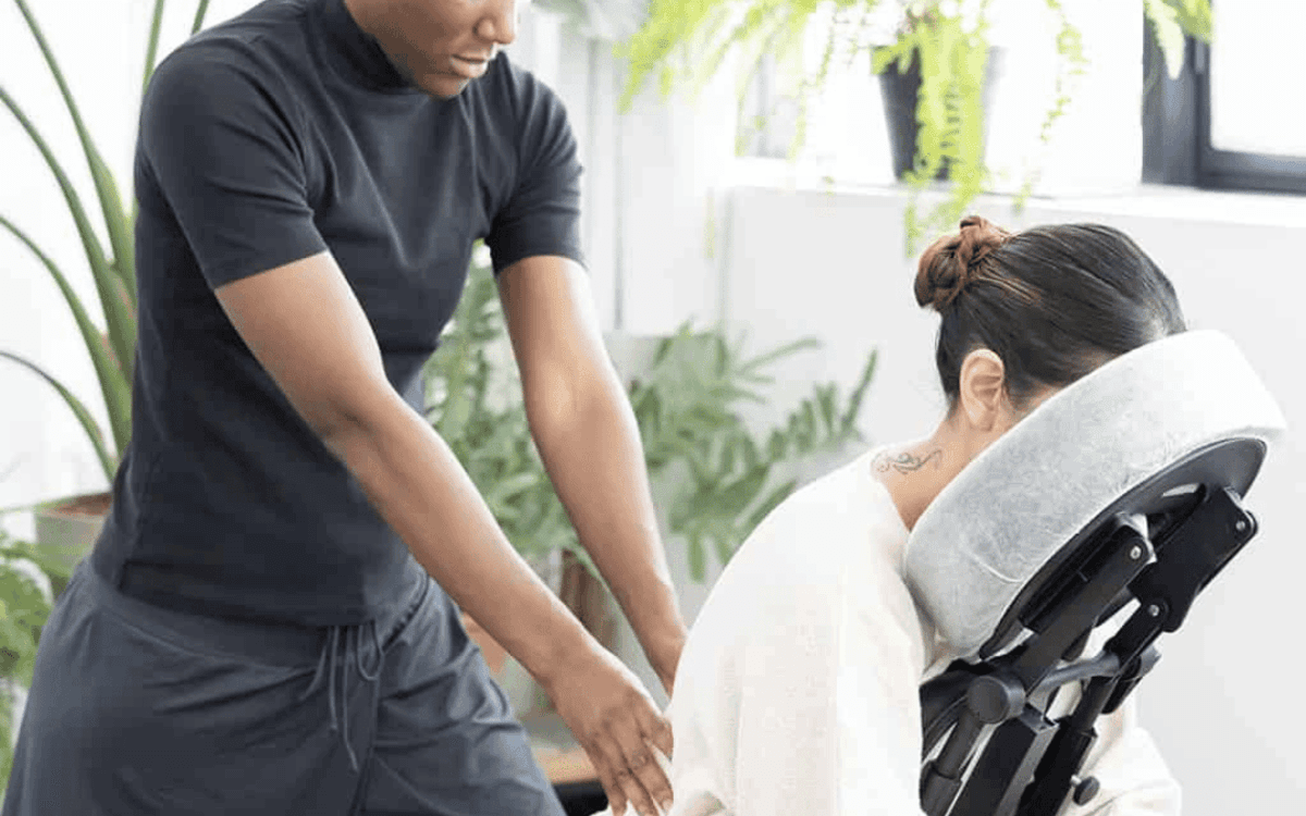 Illustration de l'événement : Massage assis avec Ambre de vie