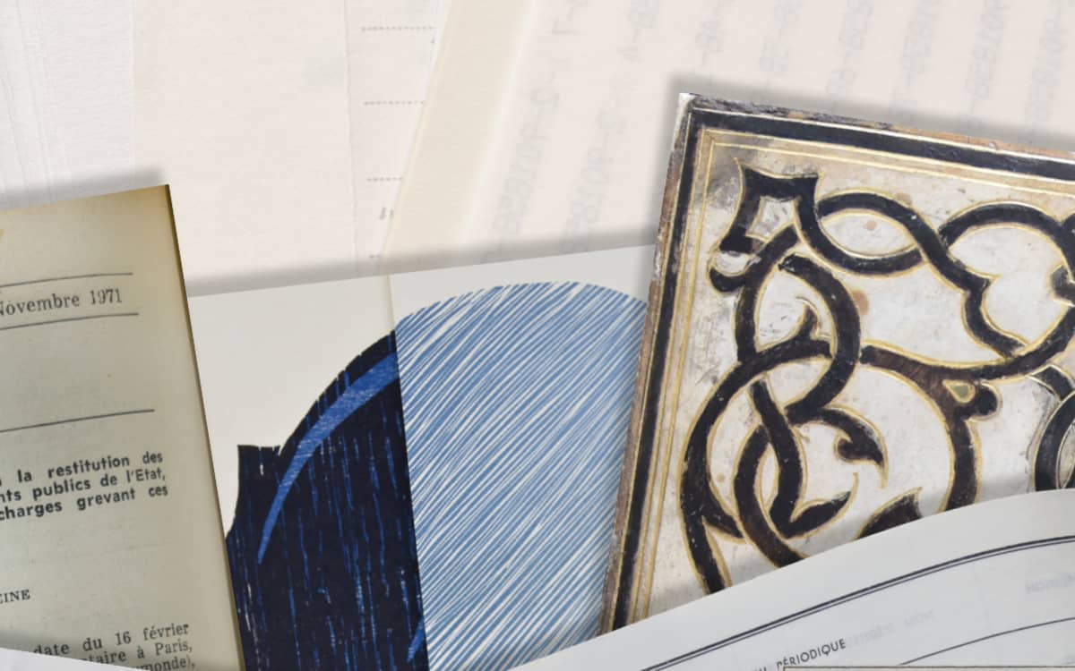 Illustration de l'événement : Exposition « La fabrique des collections » : les dons à la bibliothèque Sainte-Geneviève