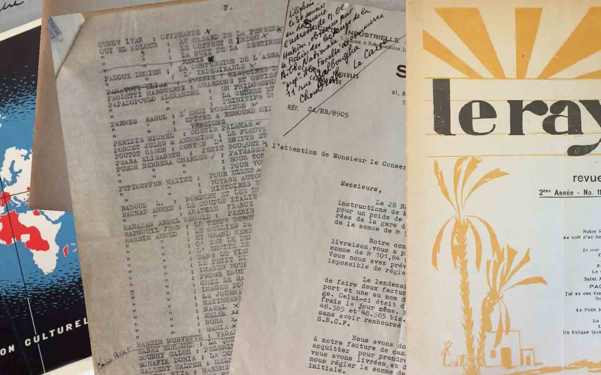 Illustration de l'événement : Jean-Jacques Luthi et le fonds francophone égyptien