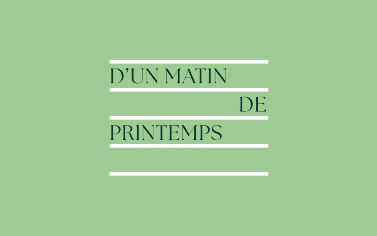 Illustration de l'événement : D'UN MATIN DE PRINTEMPS | BOULANGER | FRANCK