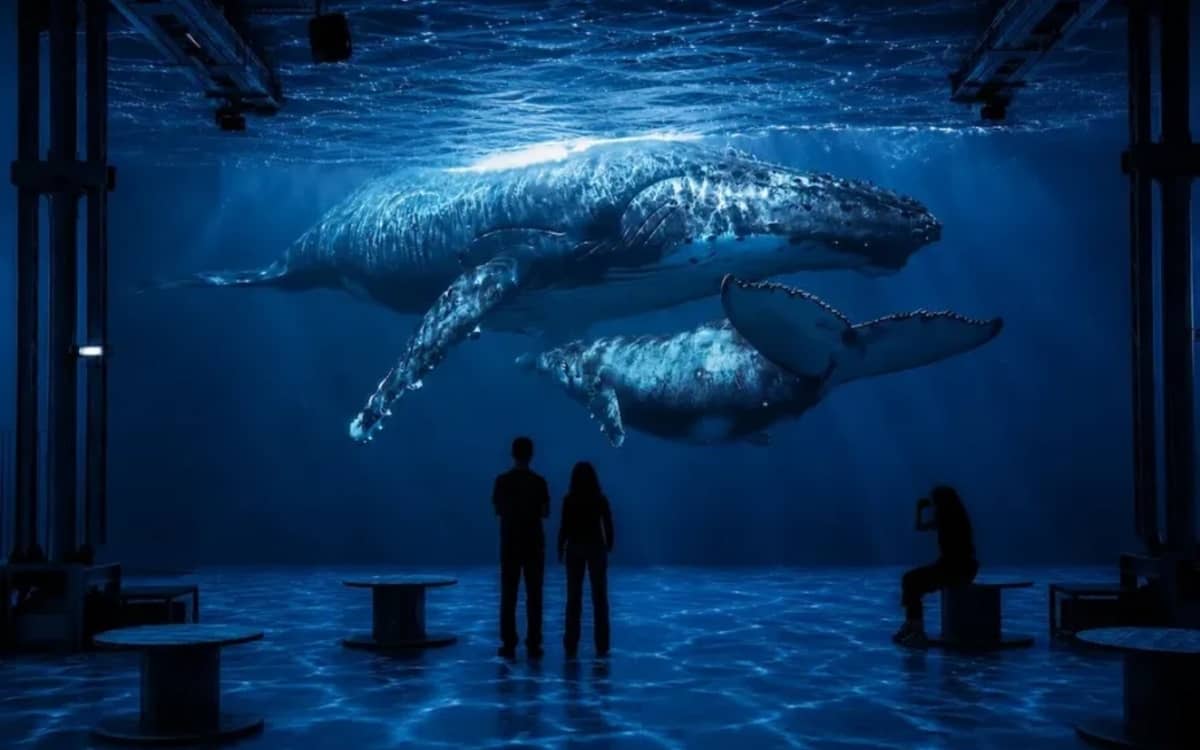 Illustration de l'événement : Planète Océan, Immersion vers les profondeurs à l’Atelier Des Lumières