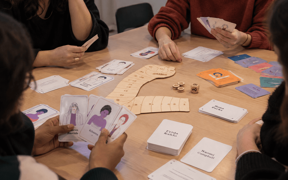 Illustration de l'événement : Jeux de société féministes à la Fabrique de la Solidarité