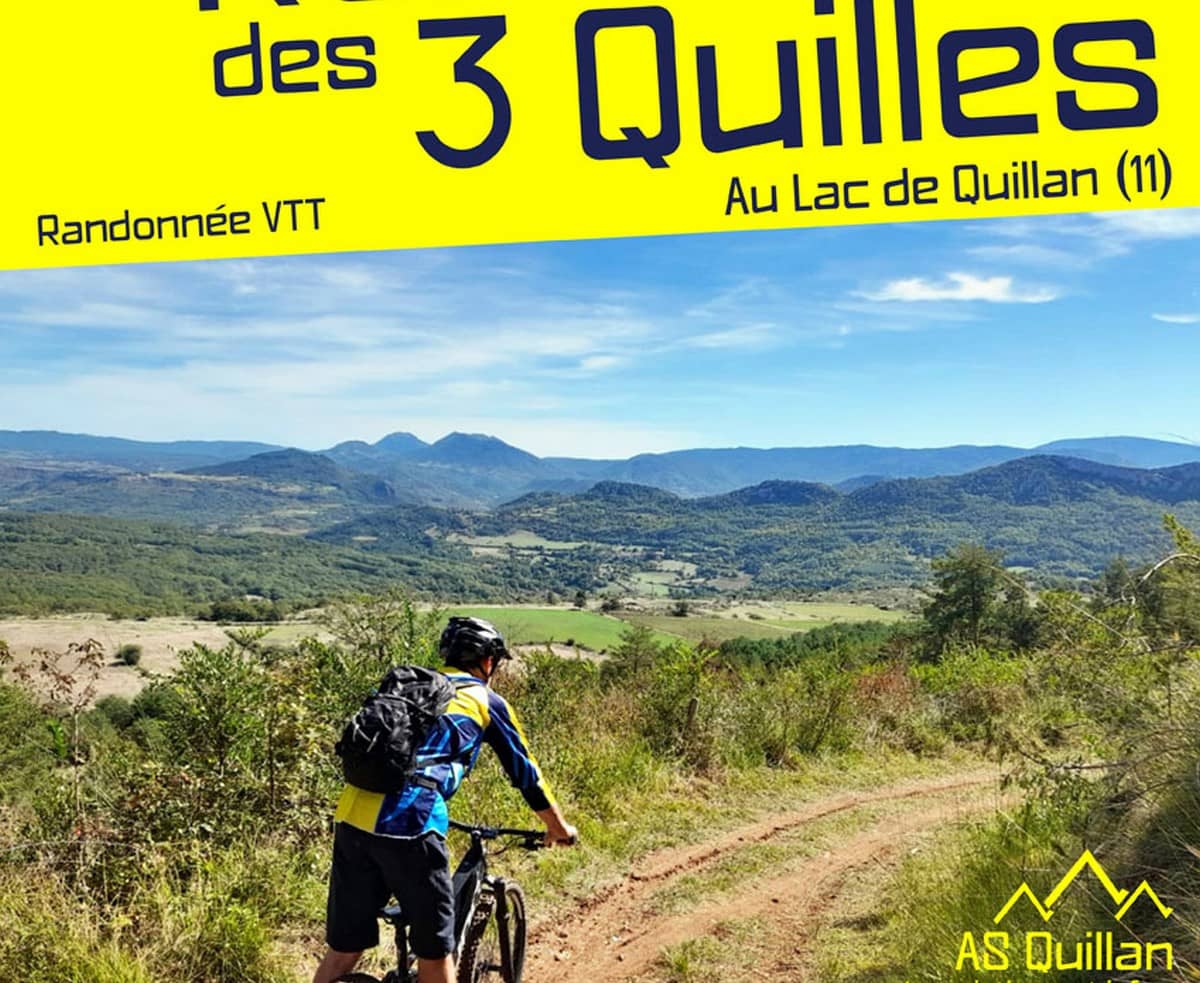 Illustration de l'événement : 20ÈME RONDE VTT DES 3 QUILLES
