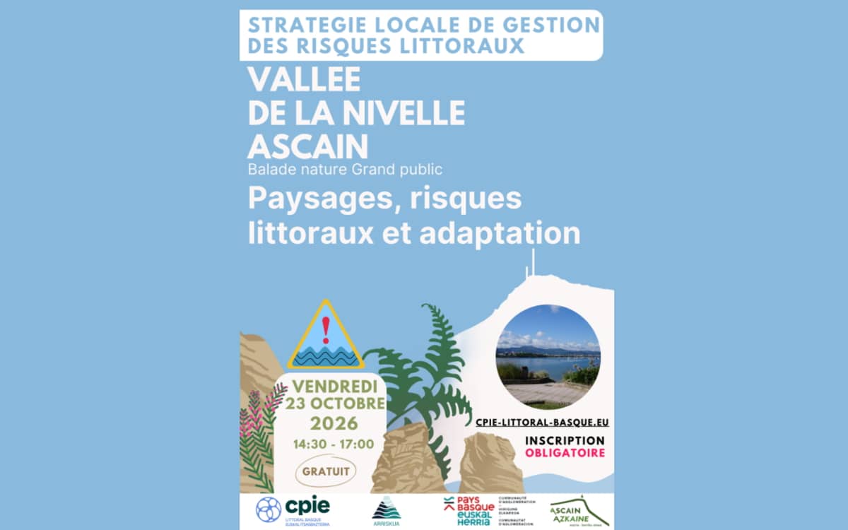Illustration de l'événement : Balade atelier : Paysages, risques littoraux et adaptation