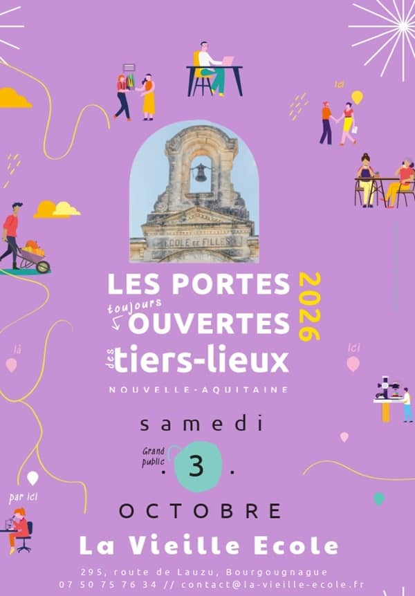 Illustration de l'événement : Portes ouvertes du Tiers lieux "la Vieille École"
