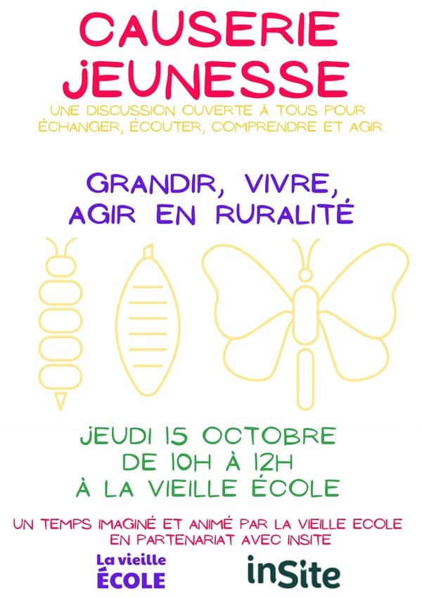 Illustration de l'événement : Causerie Jeunesse : Grandir, vivre et agir en ruralité