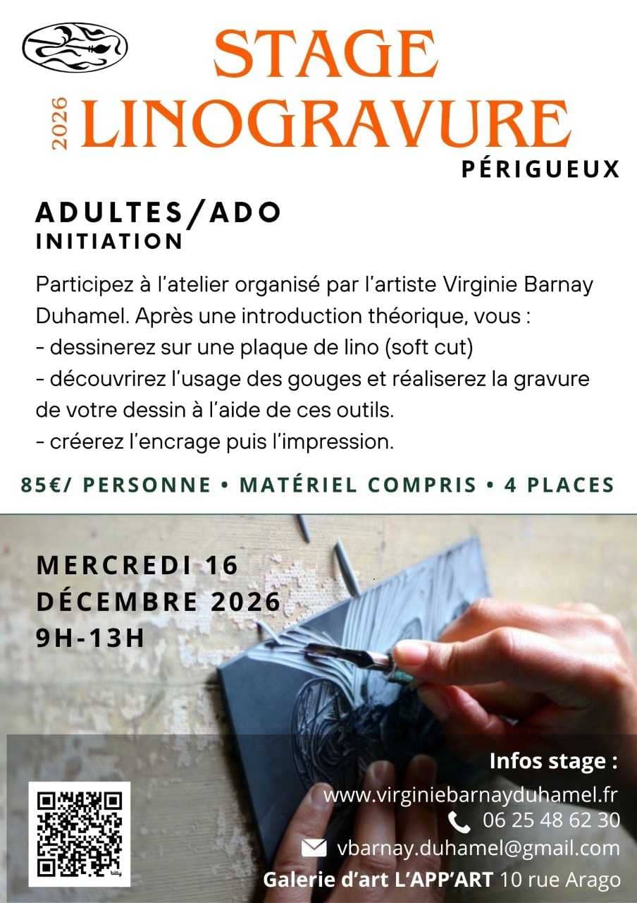 Illustration de l'événement : Stage de linogravure