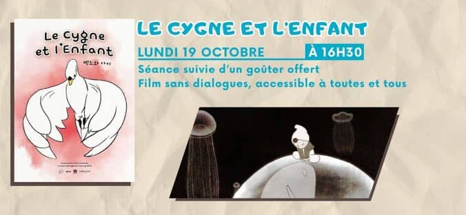 Illustration de l'événement : Ciné-Gourmand : Le cygne et l’enfant
