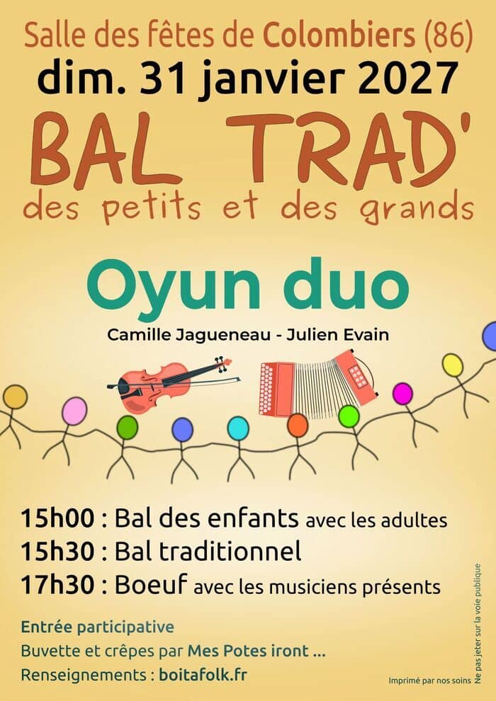 Illustration de l'événement : Bal trad' des petits et des grands