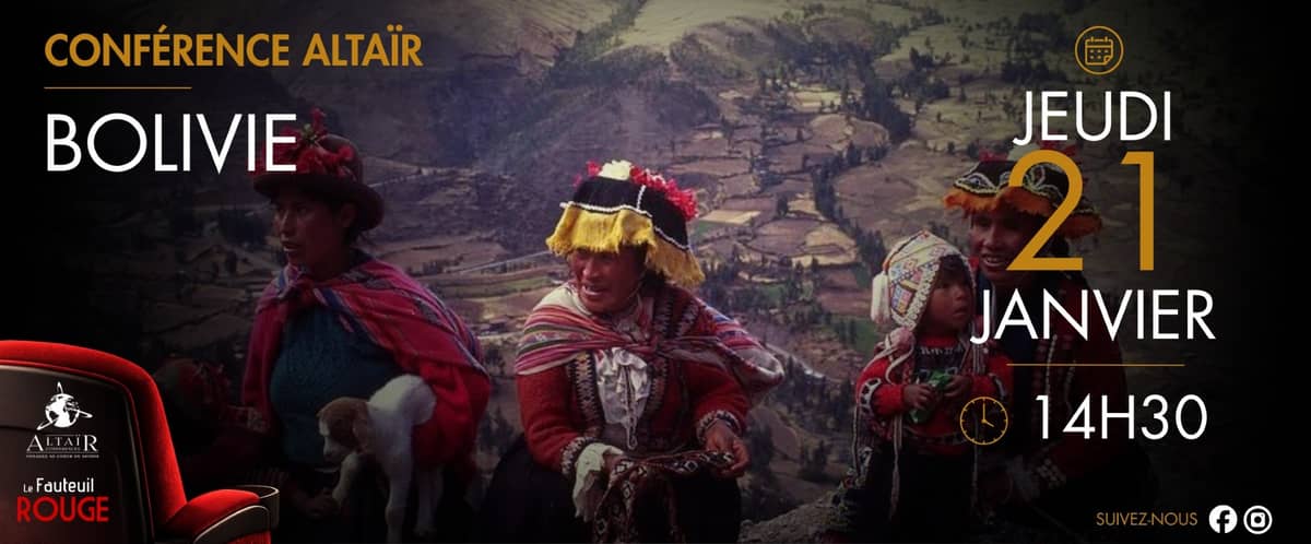 Illustration de l'événement : Conférence Altaïr - Bolivie, cultures et traditions