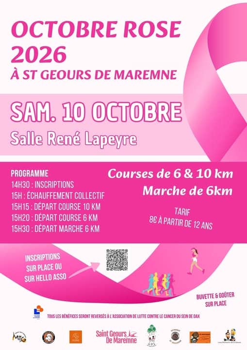 Illustration de l'événement : Octobre Rose à St Geours de Maremne