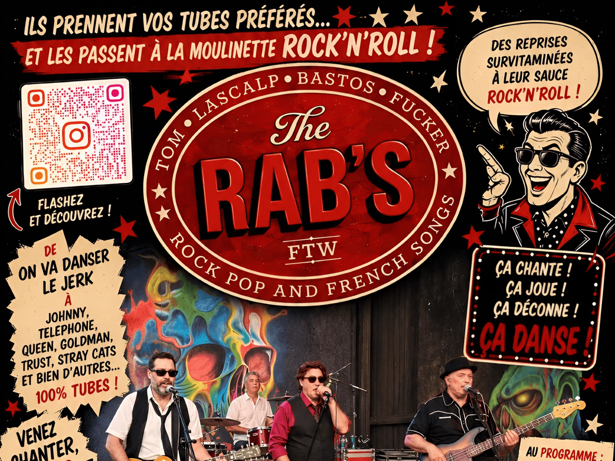 Illustration de l'événement : The Rab’s : concert de rock’n’roll
