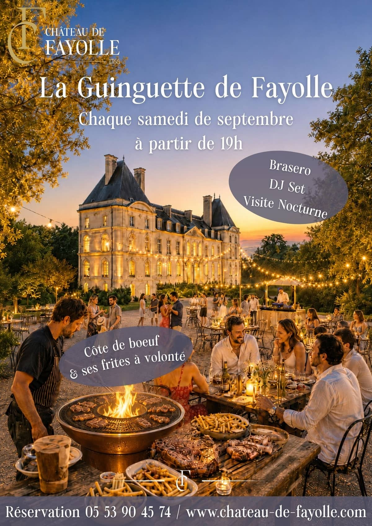 Illustration de l'événement : Guinguette au château de Fayolle