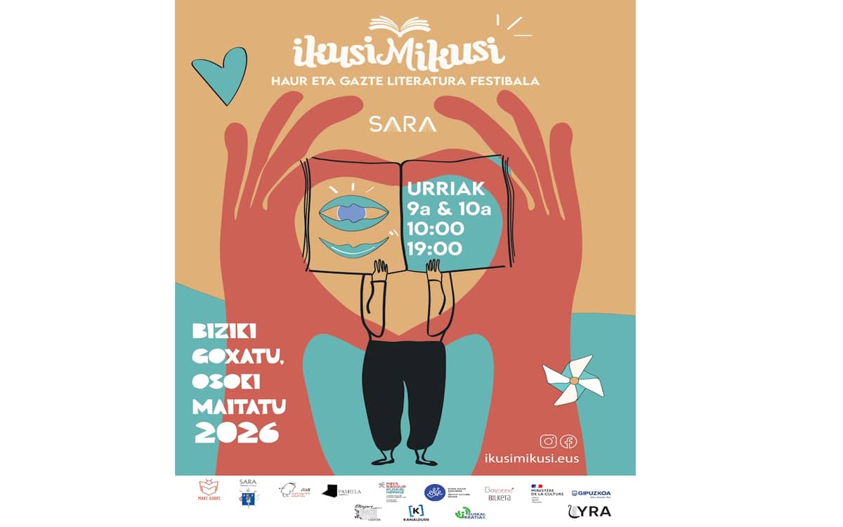 Illustration de l'événement : Ikusi Mikusi - foire littérature jeunesse en langue basque